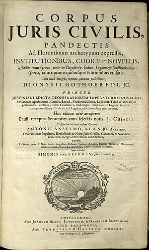 Corpus Iuris Civilis: Compilación, Contenido, Influencia e importancia