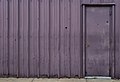 Image 795Corrugated metal wall and door, Mansfield, Massachusetts, US