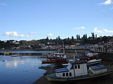 Costanera de Chonchi desde el muelle