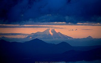 Cotopaxi volcano view from Equator in Aug 2011