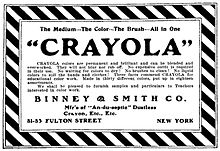 March 1905 ad from Crayola Crayola Ad 1905.jpg