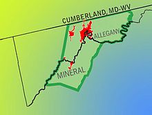 Cumberland MD-WV Metropolitan Statistical Area Cumberland md wv msa.jpg