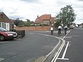 Cyclists crossing the junction of Dukes Road and The Crossways - geograph.org.uk - 1384801.jpg