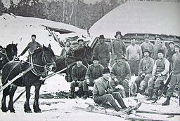 Skogsarbetare i Dödre 1911