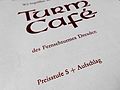 DDR Speisekarte 1975 - Fernsehturm Dresden -Turm Cafe - Preisstufe S + Aufschlag