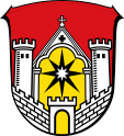 Wappen von Diemelstadt, mit Stern in Nische