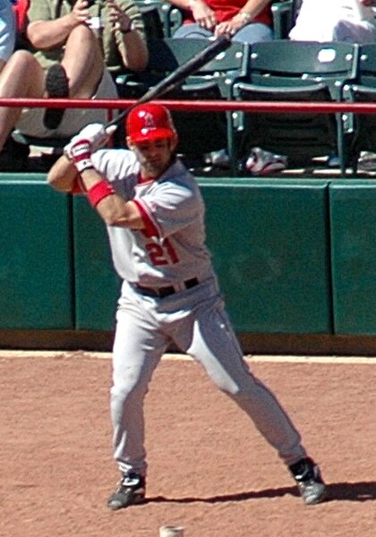 Merloni with the Los Angeles Angels in 2005