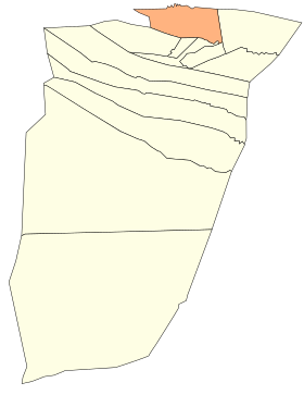 Locatie van Daïra de Berriane