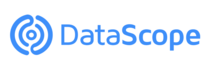 El logo de DataScope. Nueva imagen corporativa lanzada en 2022. Color azul.