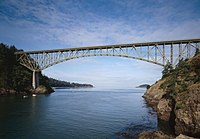 Мосты lan. Deception Pass Bridge мост. Мост Айленд Каунти Вашингтон. Фемарнзундский мост. Мост через реку.