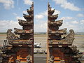 Candi bentar ring Ngurah Rai International Airport, Bali