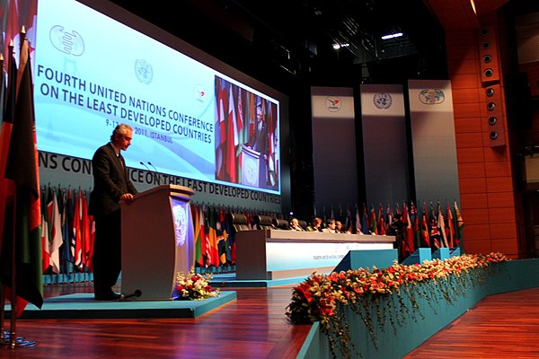 Deputy Foreign Minister of Greece Spyros Kouvelis at the 4th UN Conference on Least Developed Countries