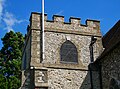 The tower on the medieval All Saints' Church in Orpington. [1,076]