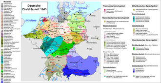 Vokiečių Kalba: Istorija, Geografinis paplitimas, Kalbos įvairovė