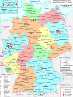 Federal states of Germany Deutschland politisch 2010.png