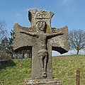 * Nomination Upper part of wayside cross at Dickweiler (Luxembourg). --Palauenc05 22:43, 28 March 2016 (UTC) * Promotion Good quality. --Milseburg 15:16, 30 March 2016 (UTC)