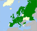 Distribution in Europe (Thkgk, 2012)