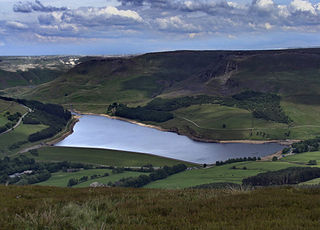 <span class="mw-page-title-main">Dovestone Reservoir</span> Reservoir in Greater Manchester, England
