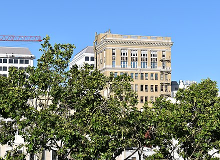 Historic skyscraper in the Downtown Historic District.