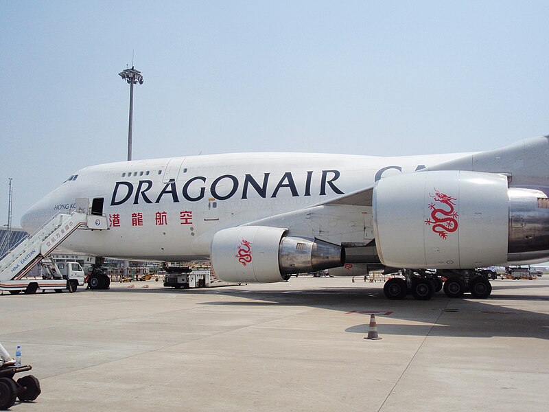 파일:Dragonair Boeing 747-400BCF Freighter..JPG