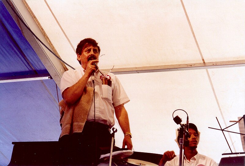 File:Eagle Band at New Orleans Jazz Fest - Barry Martyn at Microphone.jpg