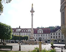 Residenzplatz mit Mariensäule