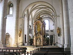 Catedral de Eichstätt, con el Willibaldchor (Coro de Willibaldo)