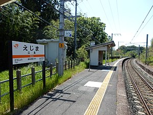 候車室與月台（2018年4月）