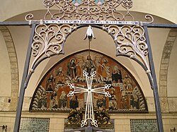 Entrance to the Cathedral of Saint James in the Armenian Quarter of Jerusalem.jpg