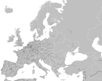 Map of the planned Trans-European Transport Network (TEN-T)