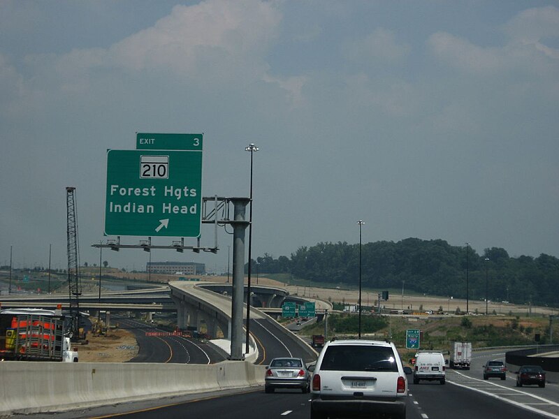 File:Exit 3, Indian Head, I-495 NB (2852723909).jpg