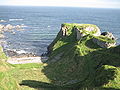 Resterna av Findlater Castle