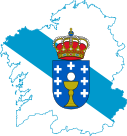 File:Flag map of Galicia.svg