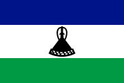 Lesotho zászlaja