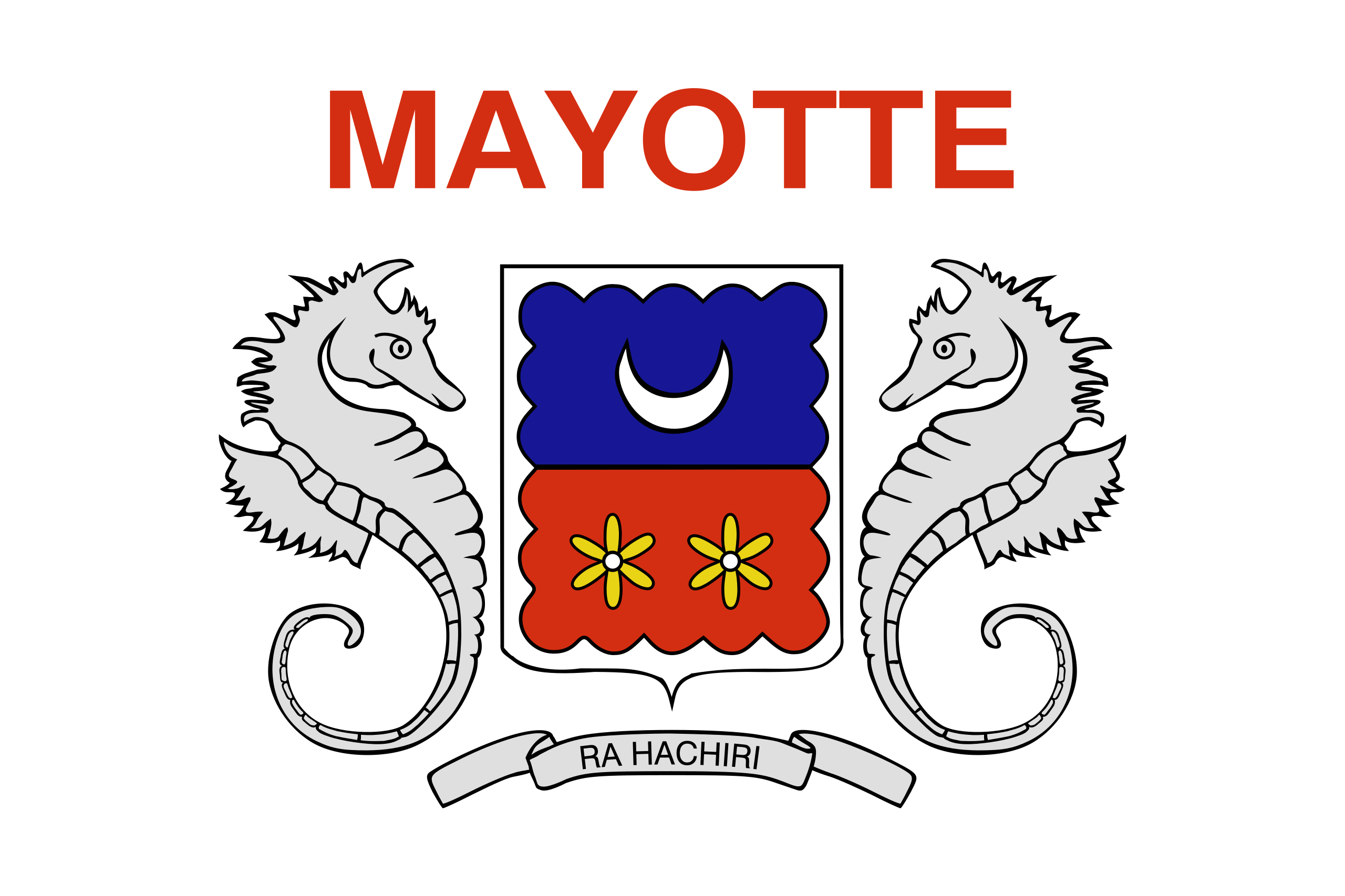 Mayotte Flag Map Sticker Sticker for Sale by Drawingvild