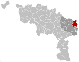 Fleurus - kartta