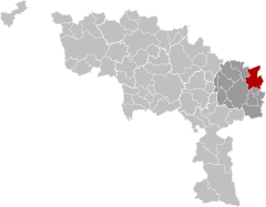 Fleurus Hainaut Belgium Map.svg