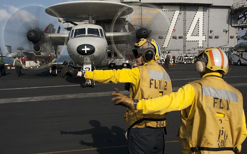 File:Flickr - Official U.S. Navy Imagery - USS John C. Stennis conducts flight operations. (1).jpg