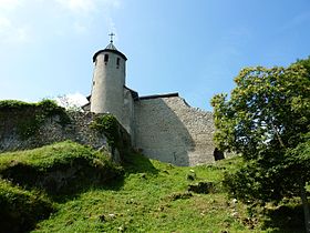 A Château d'Allinges-Neuf cikk illusztráló képe