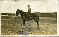 Fred C Palmer equestrian portrait World War 1