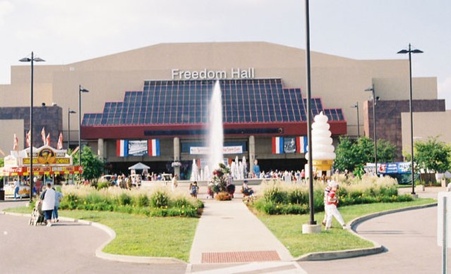 Freedom Hall, a multi-purpose arena, was one of the main venues of the Kentucky Fair and Exposition Center.