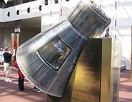 国立航空宇宙博物館に展示されているフレンドシップ7。2009年