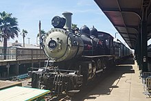 Southern Pacific 1892 Cooke 4-6-0 No. 314 at the Galveston Railroad Museum Galveston Railroad Museum March 2022 27 (Southern Pacific Railroad 1892 Cooke 4-6-0 No. 314).jpg