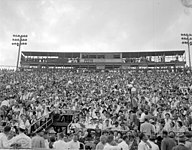 View of the audience at the 1948 Gator Bowl