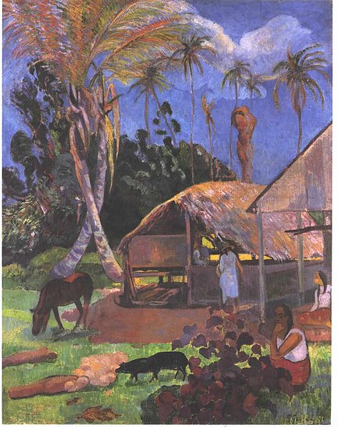 File:Gauguin - Die schwarzen Schweine - 1891.jpg