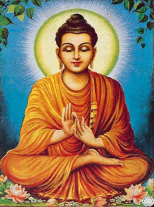 Gautam buddha in meditation.gif