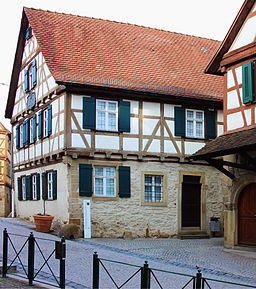 Geburtshaus von Friedrich Schiller in Marbach am Neckar