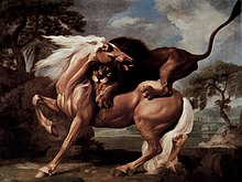 George Stubbs, Leone che attacca un cavallo Yale Center for British Art (New Haven, Connecticut)