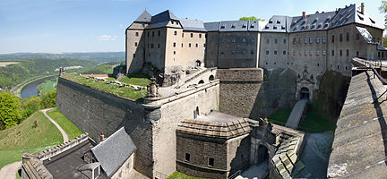 Georgs castle, fortress Koenigstein