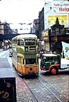 Glasgow tram, Argyle Street, June 1962, three months before the end of trams in Glasgow.